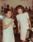 With Jackie Kennedy at Monogram Antiques in Bangkok Thailand
